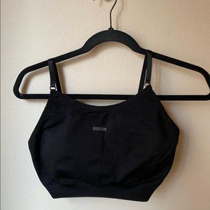 Gymshark Black Flex Strappy Sports Bra
